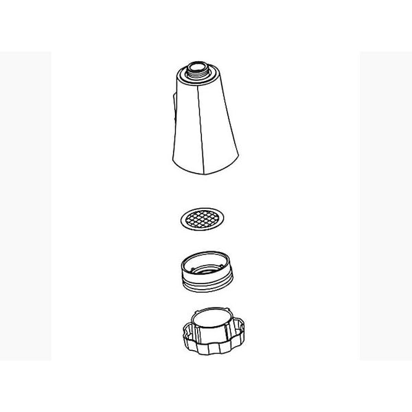 Kohler Spray Head Kit 1357004VS Zoro